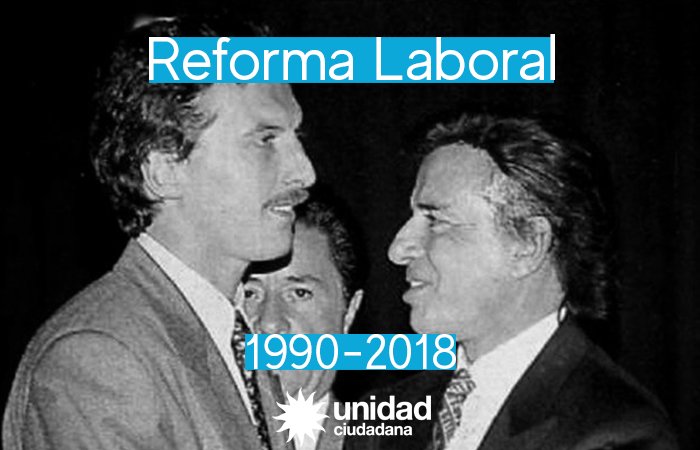 MovAzurduy's tweet photo. Mirá en Facebook nuestro informe comparativo entre la flexibilización laboral que llevó a cabo el gobierno de Men*m, y la flexibilización laboral que propone este gobierno a través de la Reforma Laboral.

https://t.co/h3V38A6ItU https://t.co/yby3yOoJXr