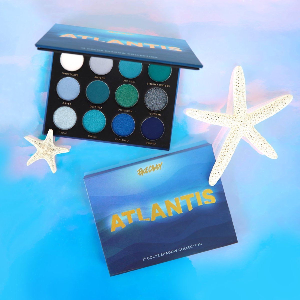 HeyHush's tweet photo. The Face Candy Atlantis palette is here! Get lost in a sea of blue, turquoise and green! Available exclusively on the Hush App now!
https://t.co/3bCvWTwj94
#shophush #hushapp #facecandy #atlantispalette https://t.co/fmoAoY0KiS