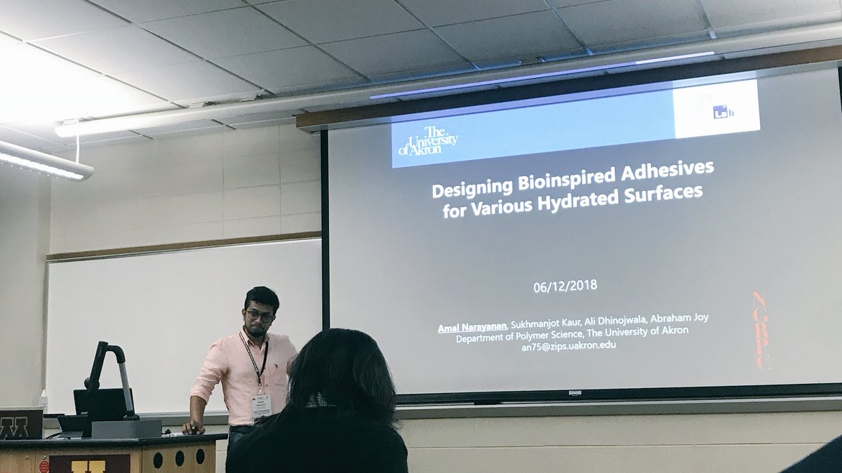 J_Ting1's tweet image. Very cool work on underwater glue @NarayananAmal93 👏🏻 #ngrpc18