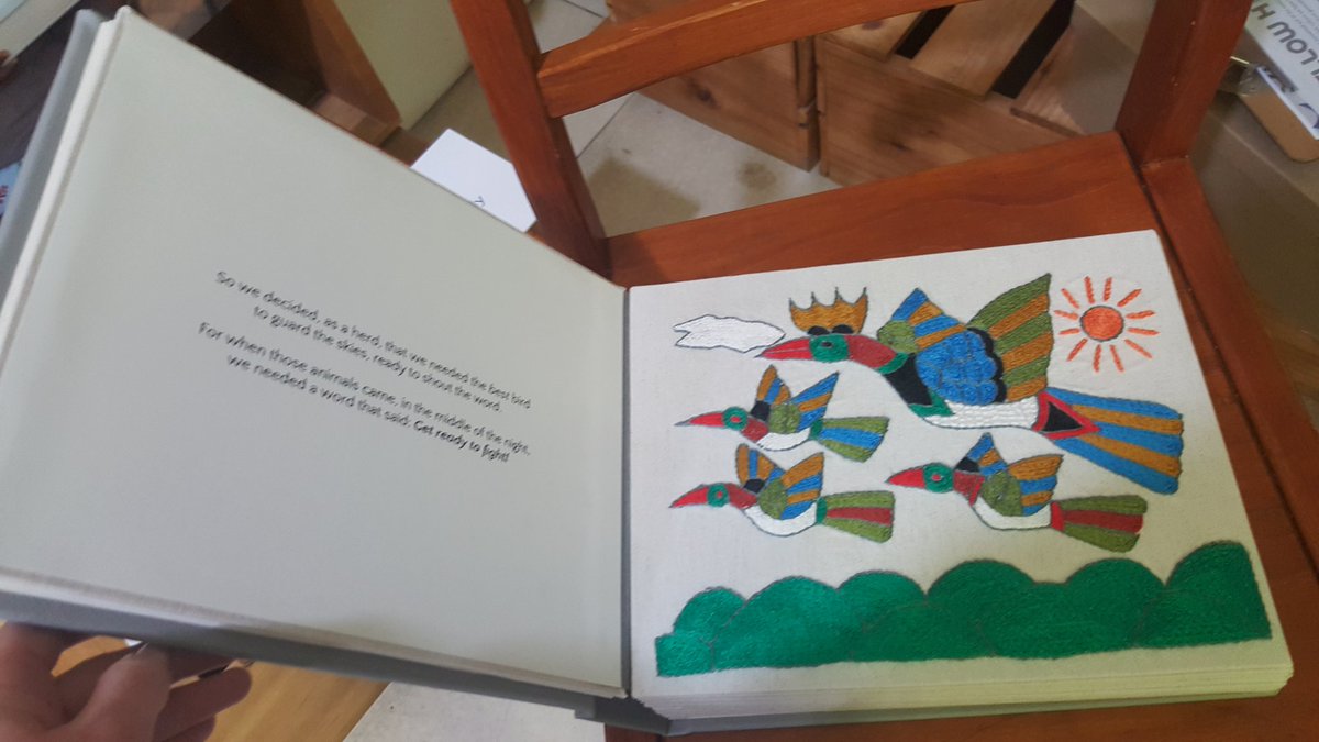 victoireo's tweet photo. I am at the launch of Tullula, a wonderful children's story book incorporating illustrations come alive through embroidery https://t.co/68HLoqMUoK