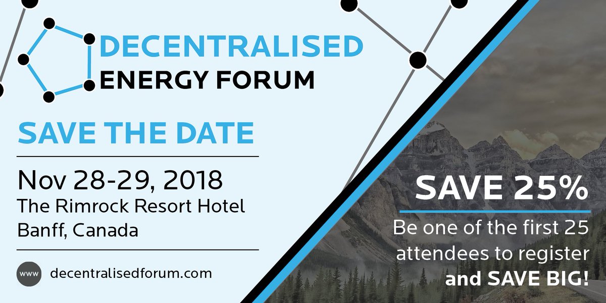 We are thrilled to announce the launch of #DEF2018! We're ready to start the conversation on how to make contemporary energy a part of our modern built environment. Check us out today! goo.gl/5FAjNU