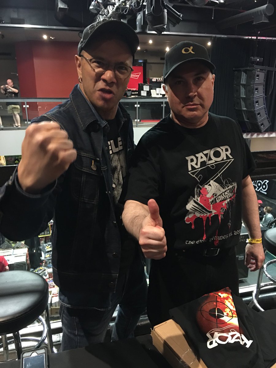 davecarlorazor's tweet photo. With awesome Canadian hard rocker Danko Jones in London Ontario. https://t.co/Iwigrwjwaa
