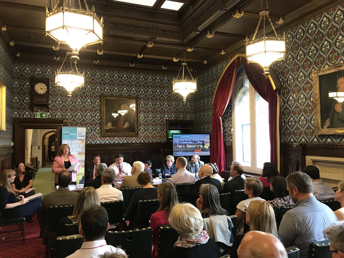 SharonHodgsonMP's tweet photo. Delighted to join @AngelaRayner &amp; others at the APPG on Assistive Technology to talk about how technology for SEND education can make a huge difference to children’s learning. 

All children should have access to the tools that can enable them to reach their full potential. https://t.co/WAvRyY7ZAE