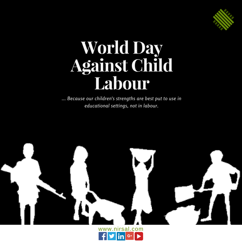 nirsalconnect's tweet photo. The right preparation for the challenges of the future begins with proper, relevant education. Children should be in the classrooms, not at work.
#WorldDayAgainstChildLabour @UNICEF @UN #Nirsalconnect https://t.co/pughJKDVww