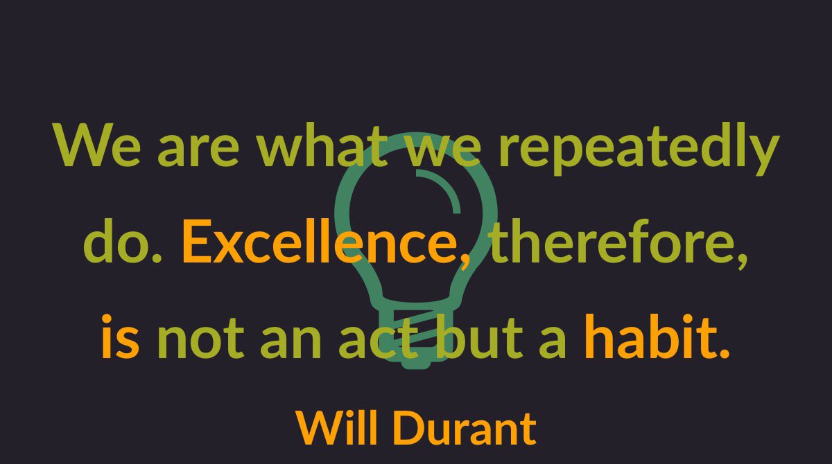 realbizadvisors's tweet photo. Excellence is a habit! We love this quote from Will Durant. We can hope for tips and tricks to help us grow our business, but hard work is always in vogue.
#tiptuesday #aligncreatepropel #entrepreneur #Hardwork #business https://t.co/2vY7VhDKC3