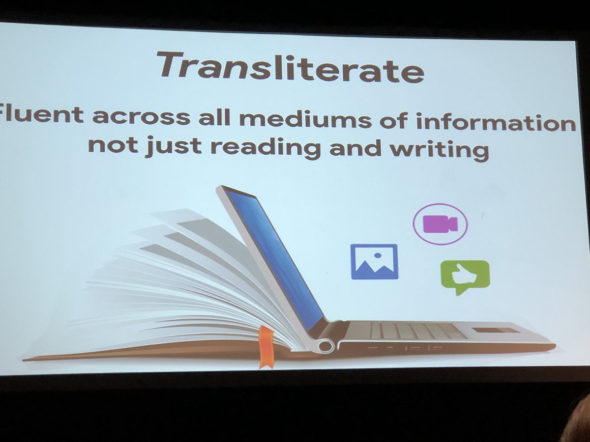 StacyGuerin's tweet photo. #InnEdCO18 are our learners transliterate? @HollyClarkEdu https://t.co/APxzQYWhUy