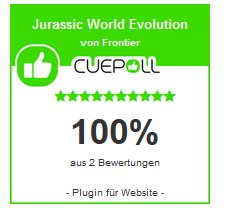 Wow, bis jetzt 100% !! Wie gefällt dir #JurassicWorldEvolution #JurassicWorld #cuepoll
