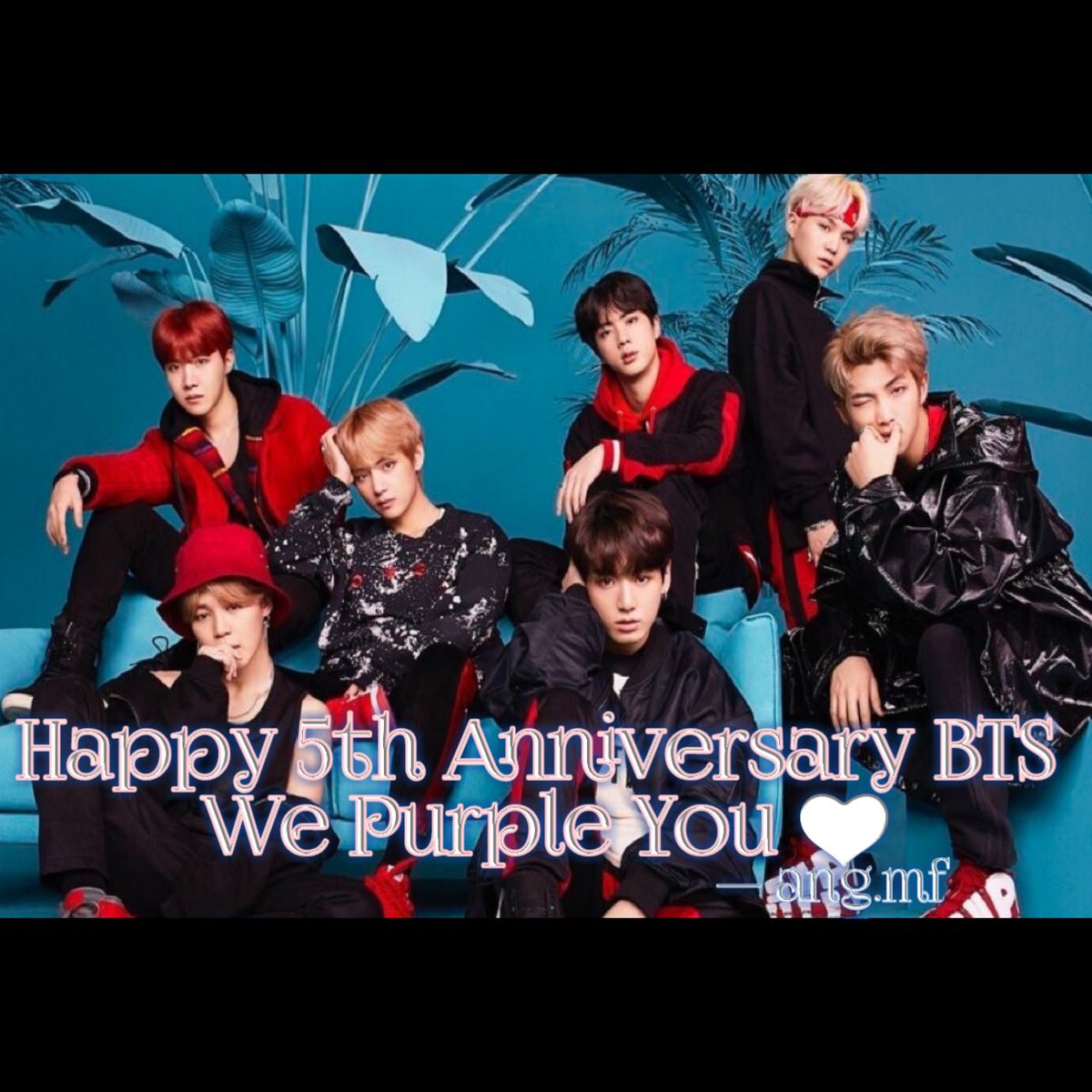 "Everyone suffers in their life. There are many sad days. But rather than sad days, we hope to have better days. That's what makes us live. That's what makes us dream." -RM

Happy 5th Anniversary BTS 
We Purple You 💜
#5thFlowerPathWithBTS 
#5YearsWithBTS <a href="/BTS_twt/">방탄소년단</a>