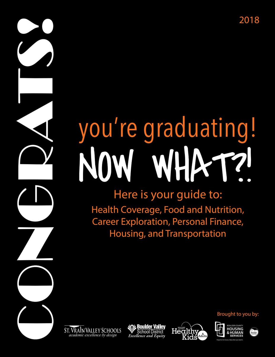 TopCopsDS's tweet image. #BVSD Graduates -- it is important to get off on the right foot!  Check out all of these great resources compiled by Boulder County Housing and Human Services. buff.ly/2JGkqtL