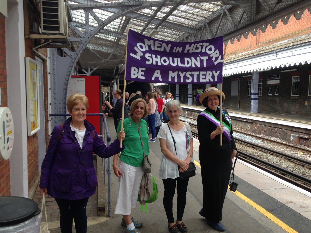 SITWD's tweet photo. And here we are starting of from #TunbridgeWells station @Se_Railway on our way to #PROCESSIONS2018Ldn @SIGBI1 https://t.co/UOPpQgEc3g