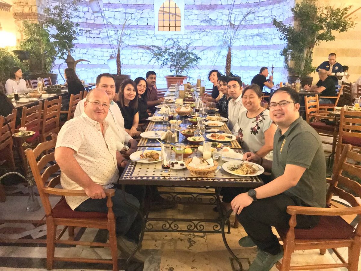 RabiaDany's tweet photo. Had a fab time at the Iftar gathering of the MEP Team-Dubai !!! #meetandgreetoutsideoffice #TeamBuilding  @ArcadisinME https://t.co/g81yNhzWXj
