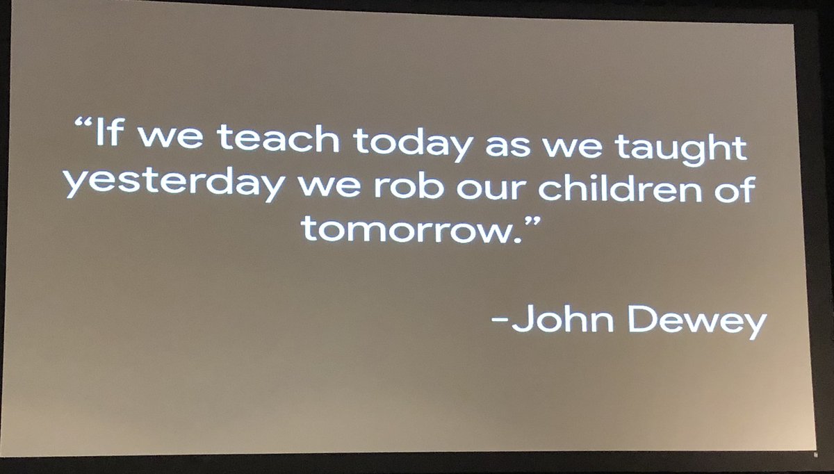 StacyGuerin's tweet photo. #InnEdCO18 provide learning opportunities and tools relevant to today’s learners @HollyClarkEdu https://t.co/3fUSlSPGkN