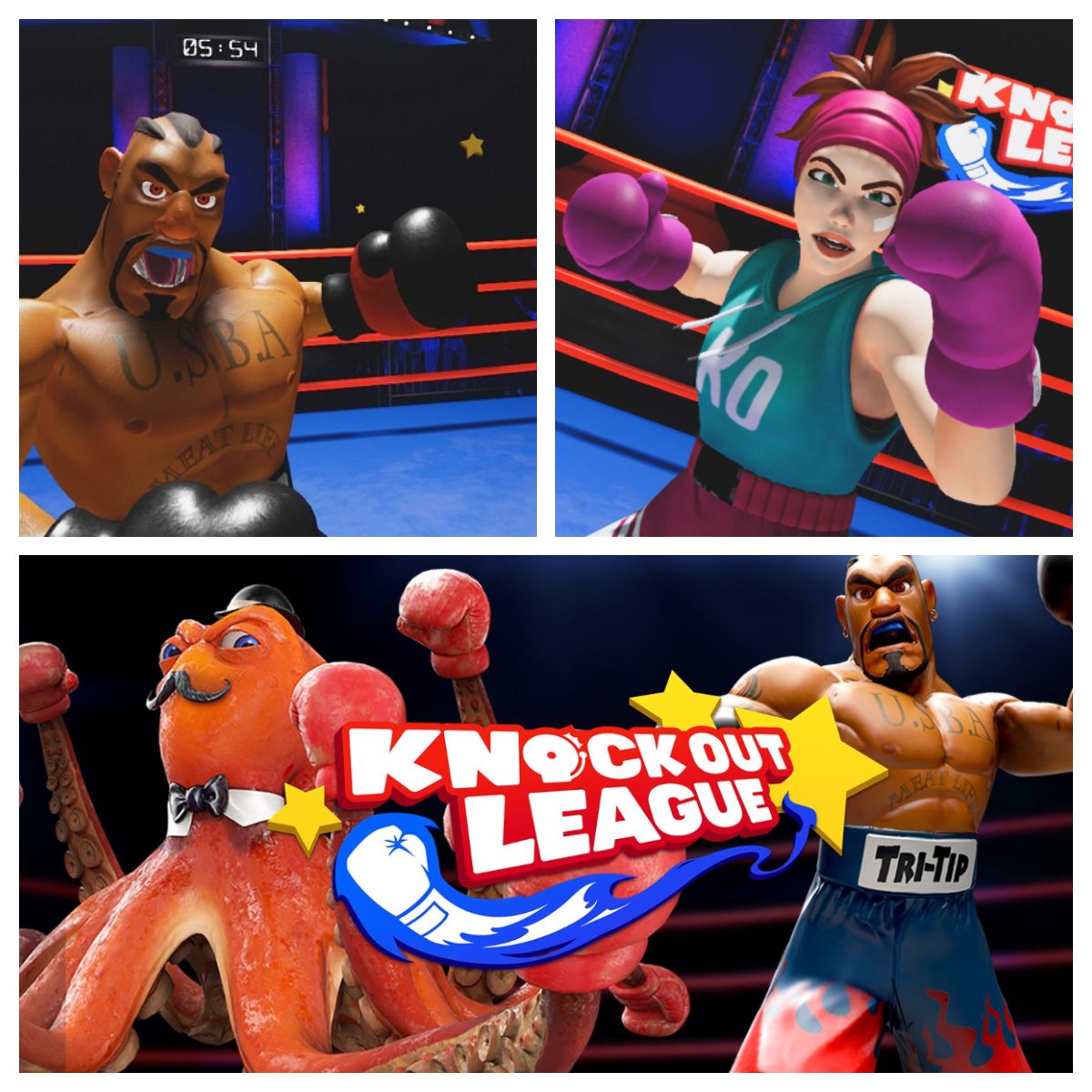 MoonstarVr's tweet photo. #FelizMartes!! Tenemos para ustedes en este #MartesVR este juego del que hablaron @happymusarana y @MonGeeVR1 en #VirtualInside
#KnockOutLeague es un juego de box que también es fitness, un juego muy divertido en el que también ¡puedes contabilizar las calorías que quemas! 💥🥊 https://t.co/xuUXe0SG6x