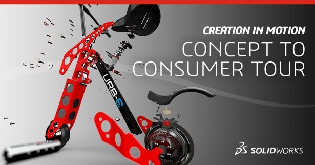 SOLIDWORKS's tweet photo. The Concept to Consumer event will bring to you the power of end-to-end @SOLIDWORKS workflows wrapped in the URB-E case study. #CAD
https://t.co/mKtBip0w4O https://t.co/2HGEmQPKqB