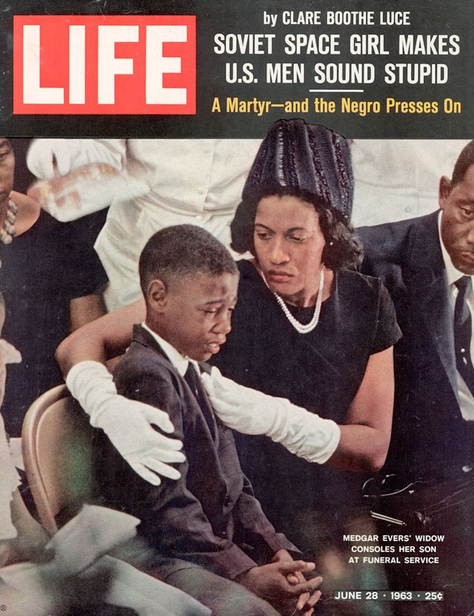 common's tweet photo. On this day 55 years ago, Civil Rights Leader Medgar Evers was assassinated by the KKK. He was only 37 years old. https://t.co/tHxA6y8OBt