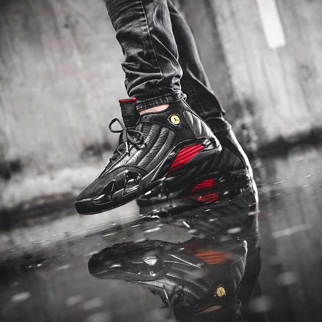 air jordan 14 last shot on feet