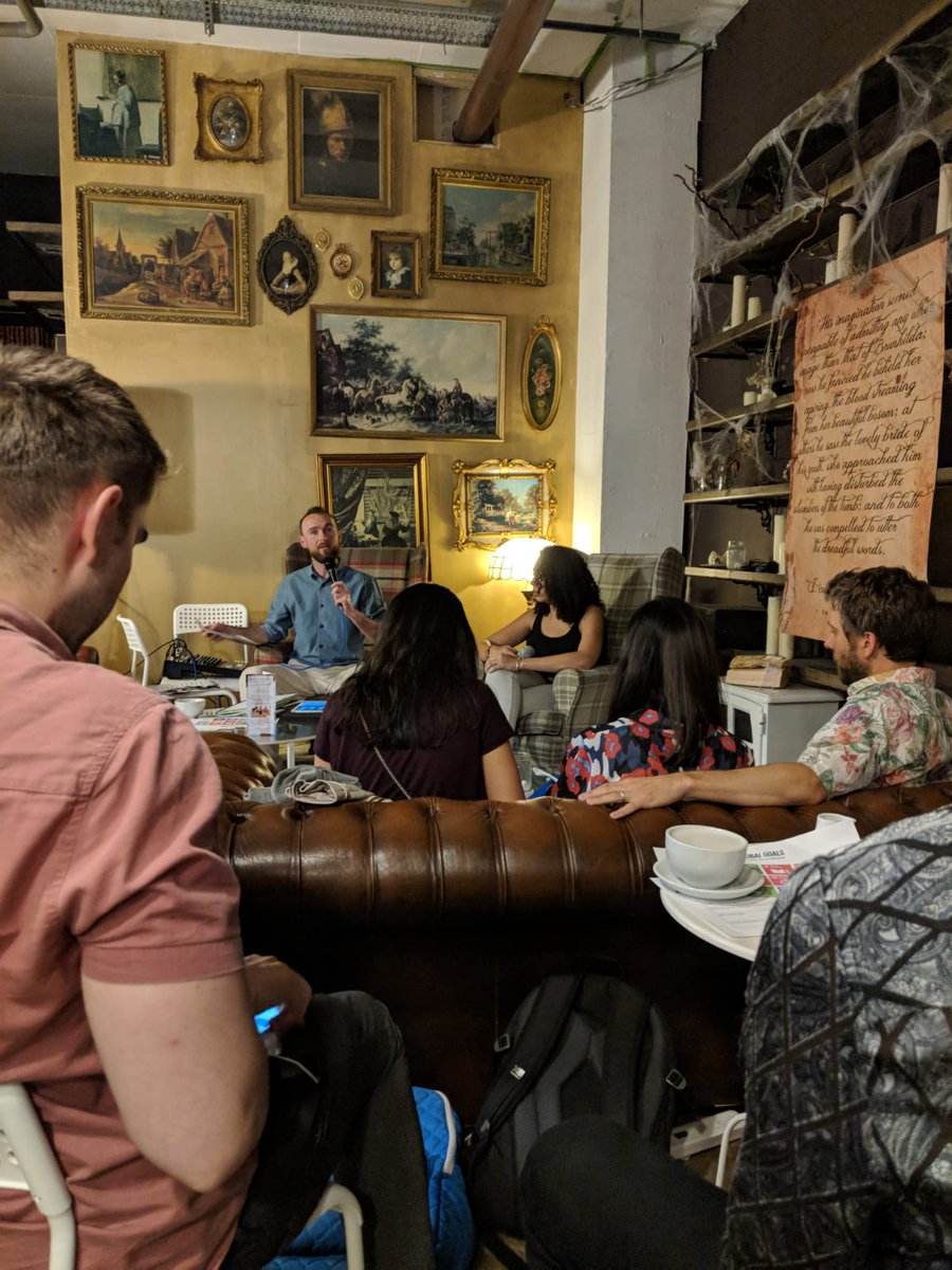 WeAreCATORI's tweet photo. Fantastic first session, hearing how Sacha got to where she is today. Next session Q&amp;A... If you have any questions you want to ask Sacha, Tweet us @EntrepreneursFG and #Ent4Good

#Profitwithpurpose #entrepreneurlifestyle #positive #positivemindset #businessowner https://t.co/NWftDw8DQ7