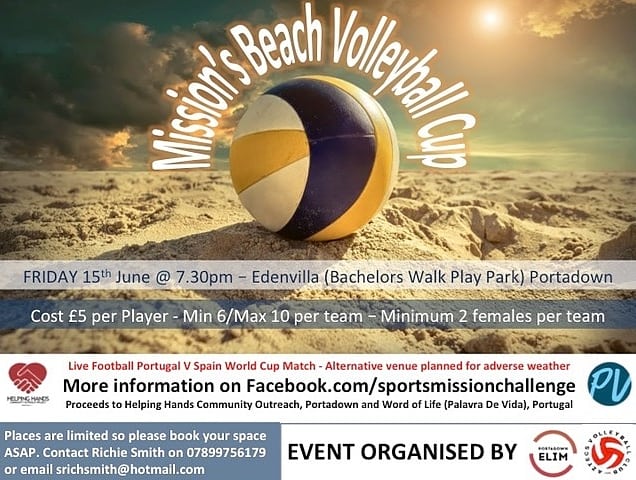 Look forward to this. Atleast 10 teams confirmed for this Friday nights volleyball missions Cup. Come down to watch  #Missions #Volleyball <a href="/portadownelim/">Portadown Elim</a> <a href="/CraigavonAztecs/">Craigavon Aztecs VC</a>