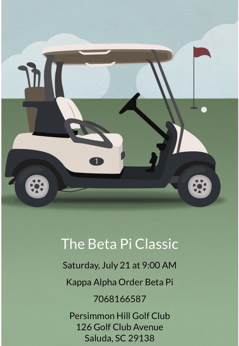 The brothers of Beta Pi would like to announce our first charity golf tournament, The Beta Pi Classic. All the proceeds generated at this event will go to benefit our partner charity the Muscular Dystrophy Association.