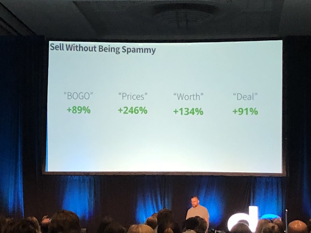 RyanJLewis's tweet image. Superlatives matter and can impact your open rates. #DSPDX @ThinkBonfire