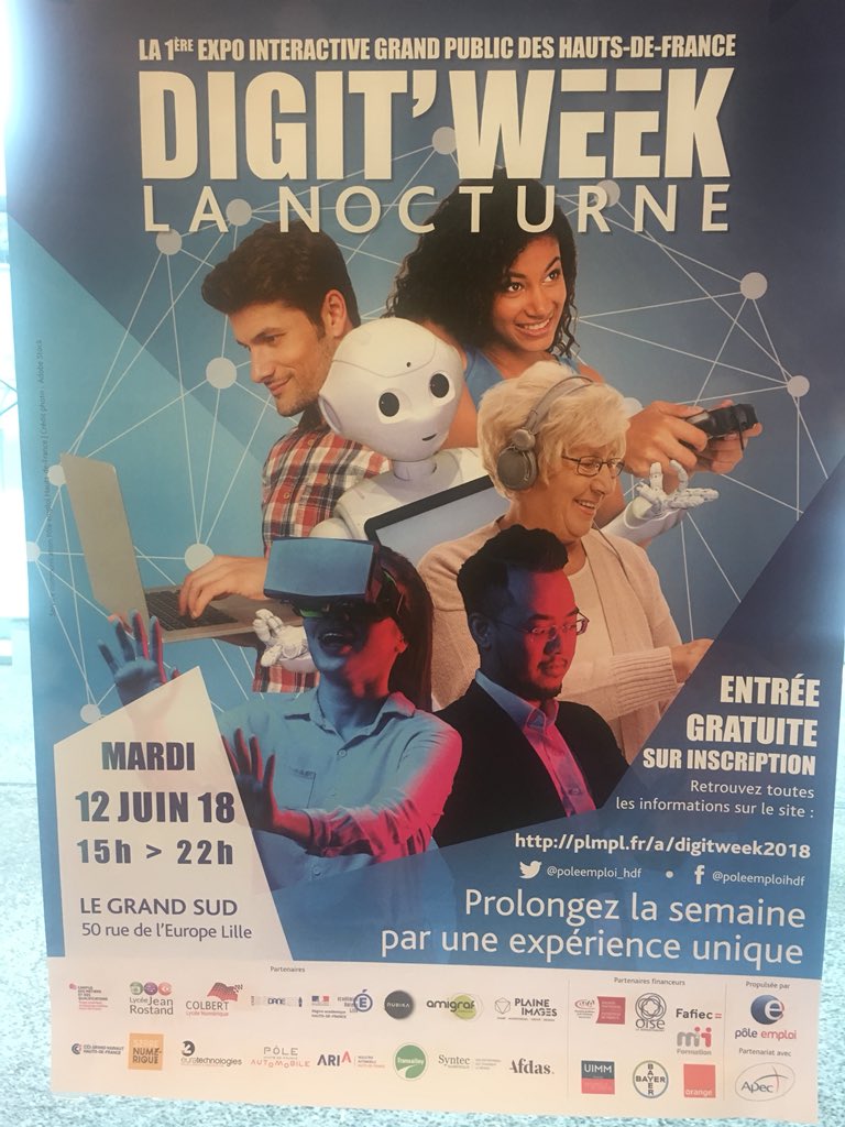 LaurentVitoux's tweet image. La #digitweek s’achève aujourd’hui après une belle semaine consacrées aux métiers du numérique en @hautsdefrance. Avez @Dorna75, @orangebusiness, @OrangePro, @OrangeRSE, nous sommes fiers d’avoir accompagné cette opération qq semaines après le #hellojobs à Lille ! @OrangeHDF