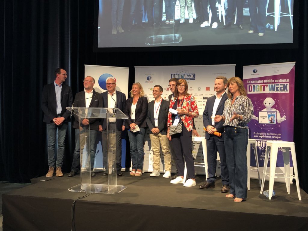 LaurentVitoux's tweet image. La #digitweek s’achève aujourd’hui après une belle semaine consacrées aux métiers du numérique en @hautsdefrance. Avez @Dorna75, @orangebusiness, @OrangePro, @OrangeRSE, nous sommes fiers d’avoir accompagné cette opération qq semaines après le #hellojobs à Lille ! @OrangeHDF