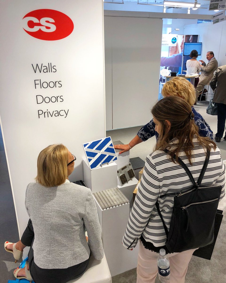csinconline's tweet photo. We're discussing doors, floors + more ways to incorporate durability & design into your next project at #NeoCon50 Booth #7-1030. #IDNeoCon https://t.co/A2qlkPHJ2E