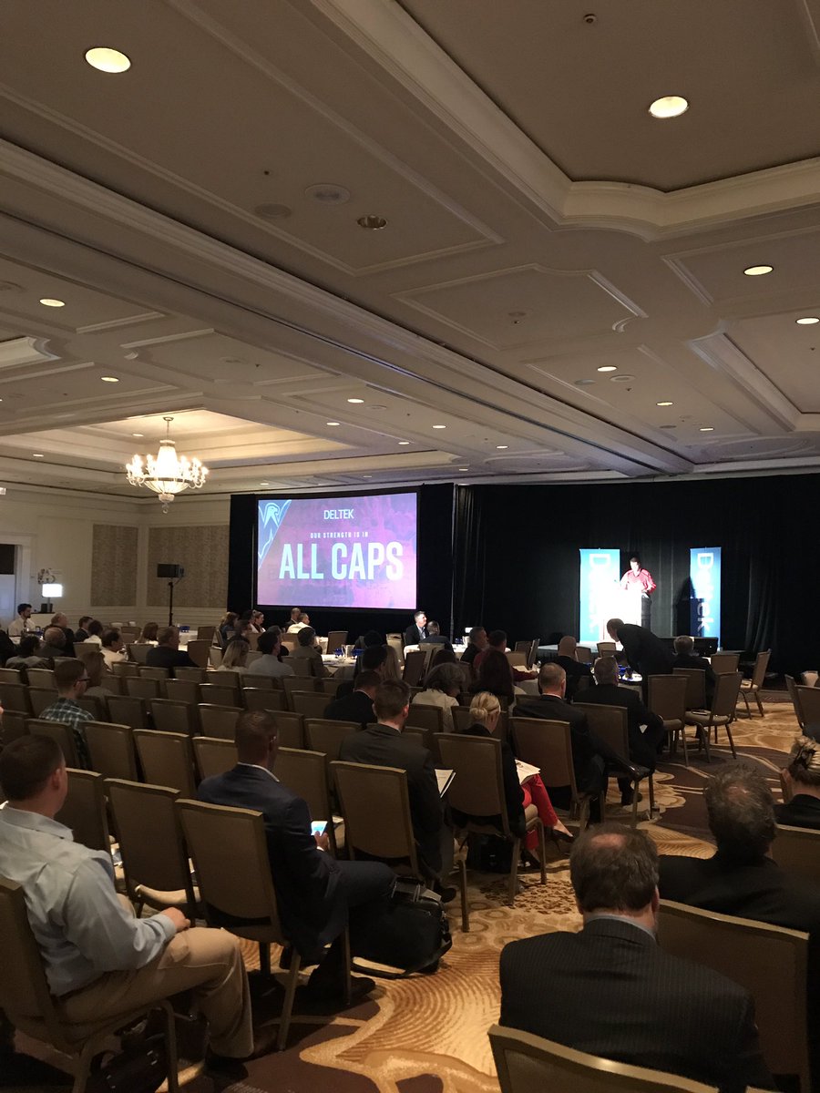 At the Deltek Clarity event...but still not forgetting about our CAPS!