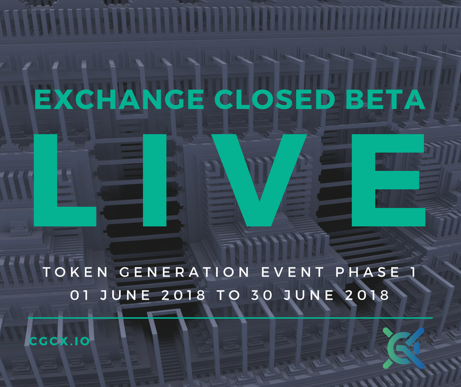 CGCXofficial's tweet photo. The CGCX Closed Beta Exchange Servers are live as according to our roadmap! We're in the midst of conducting the necessary technical and stress tests to ensure that our exchange platform would perform at the optimal state for our official platform launch on 1 July 2018. https://t.co/dQR0TnHOkg