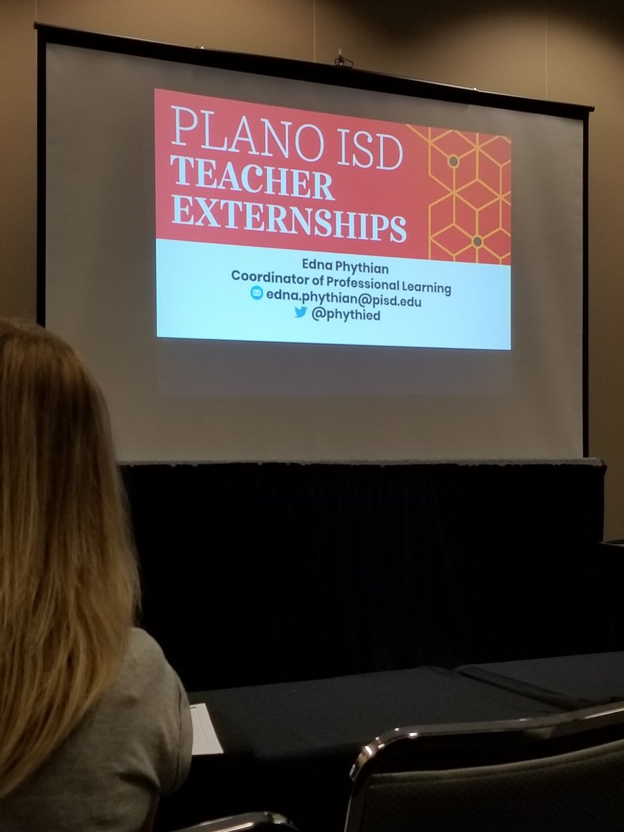PDFSteph's tweet image. Plano ISD hosting a great session on teacher externships right now at #ignite18 . Thanks @phythiED for sharing!
