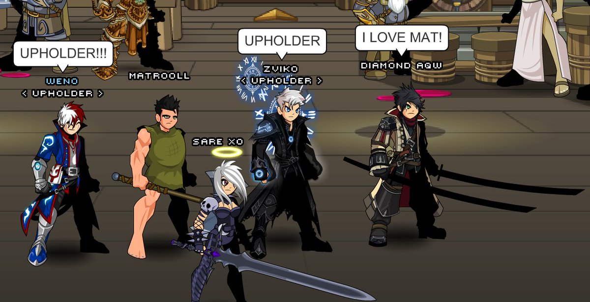 A little screenie with the guildies!

P.S. Thanks to @WenixMMO c: