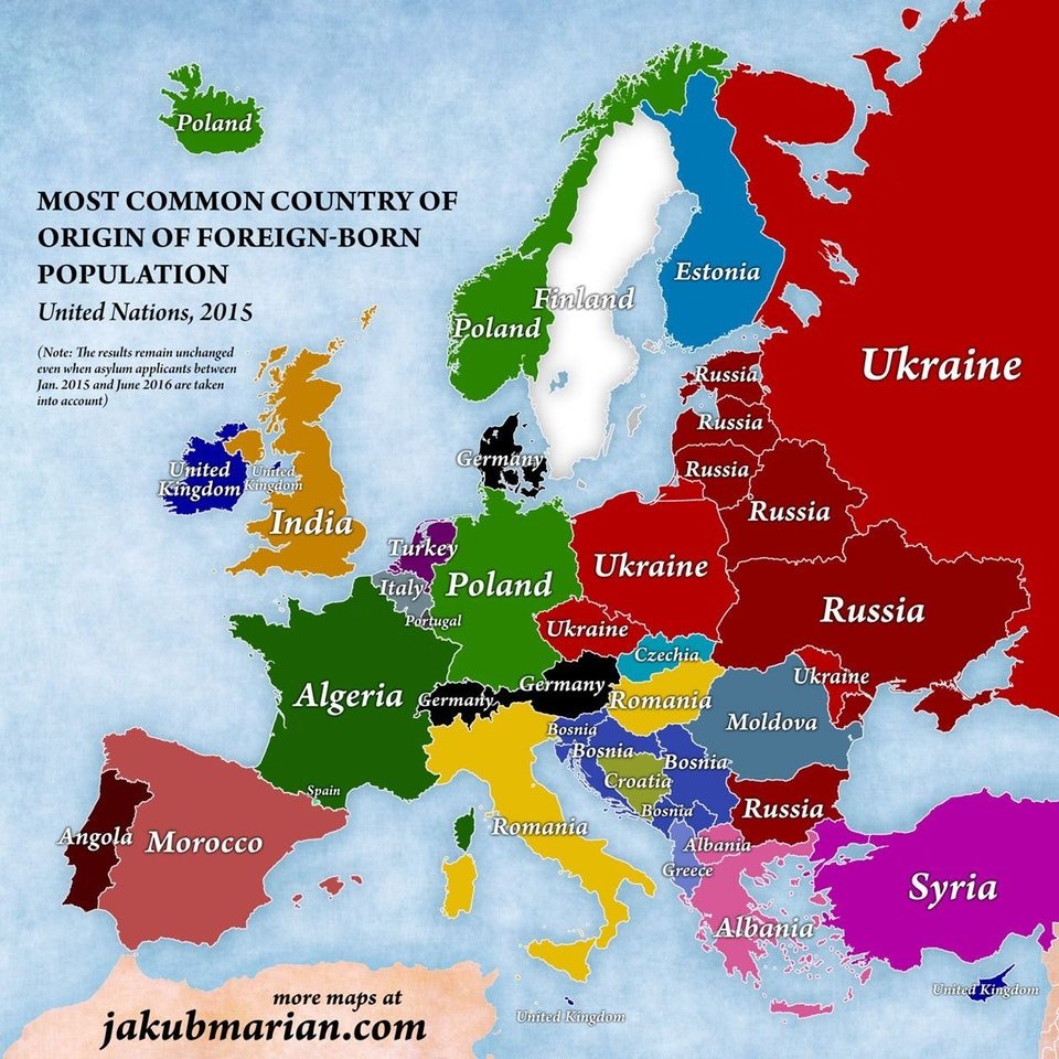 chr_mich's tweet photo. Aus welchem Land kommt der größte Teil der im Ausland geborenen Bevölkerung? In #Österreich 🇦🇹 aus #Deutschland 🇩🇪 via @JakubMarian #migrationEU #migration https://t.co/t94PrQBcQo https://t.co/YKOEw8p5Ph