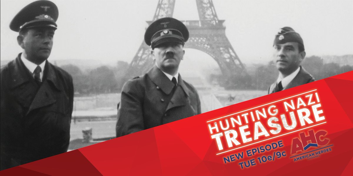 HuntingNT's tweet image. TONIGHT at 10/9c: The team investigates the systematic looting of Paris during four years of Nazi occupation. Watch "City of Loot" on American Heroes Channel. #HuntingNaziTreasure