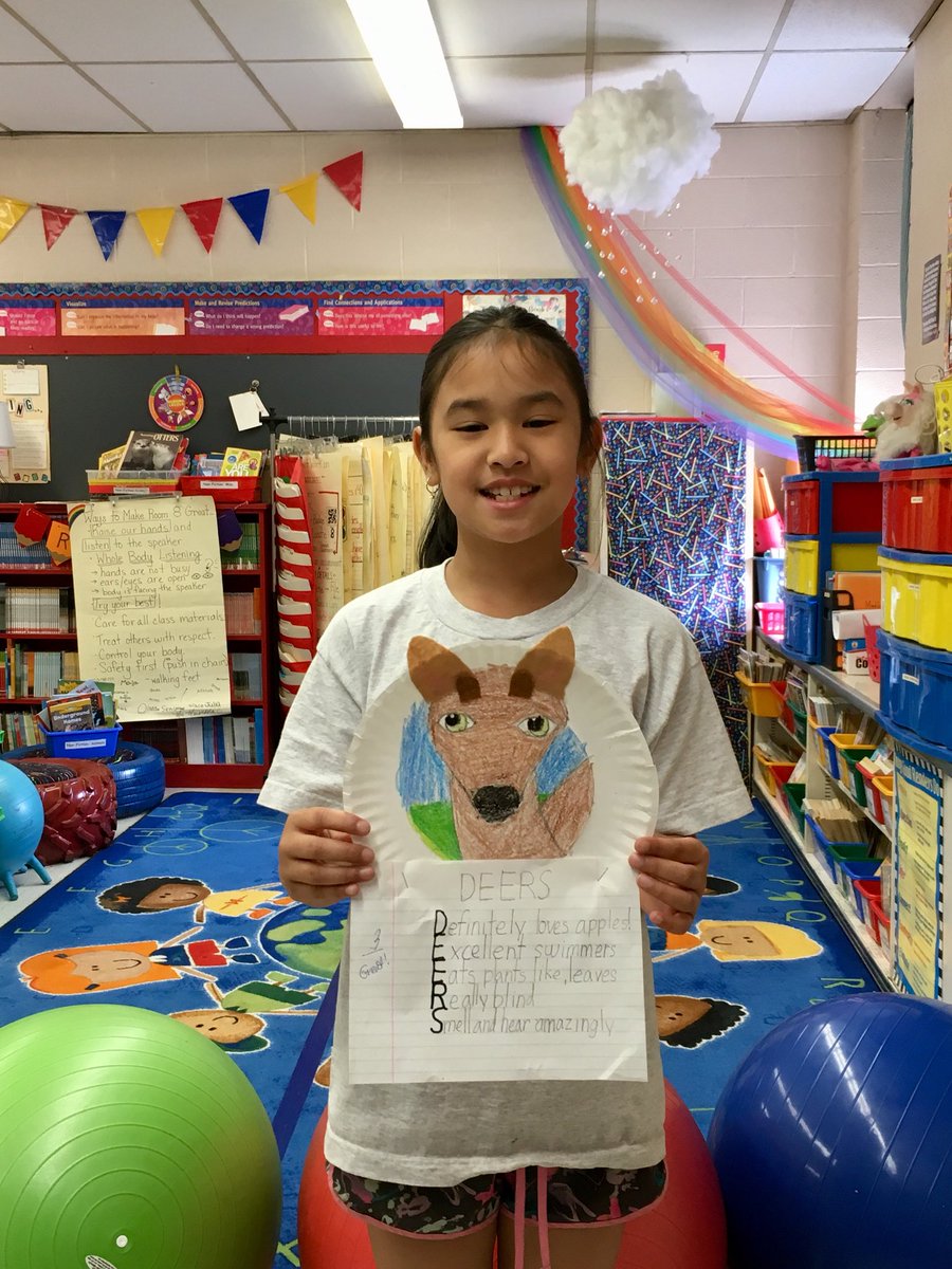 Room8IsGreat1's tweet photo. Animal acrostic fun with poetry! #learningisfun 🦁🦊🐼🐸@wednovans https://t.co/H4pj2xOtPA