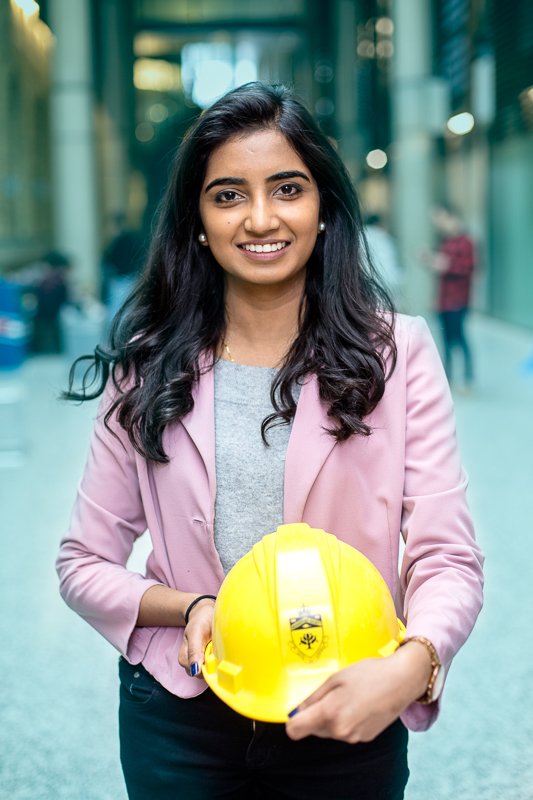 UofTEngineering's tweet photo. "To my fellow peers at #Skule: thank you for creating an environment where I am routinely inspired by your work and your ideas!” — Chandini Chandrabalan, one of our #GradstoWatch2018: https://t.co/4bpvDRTdvB #UofTGrad18 #UofTEngineering https://t.co/R4LDvemvON