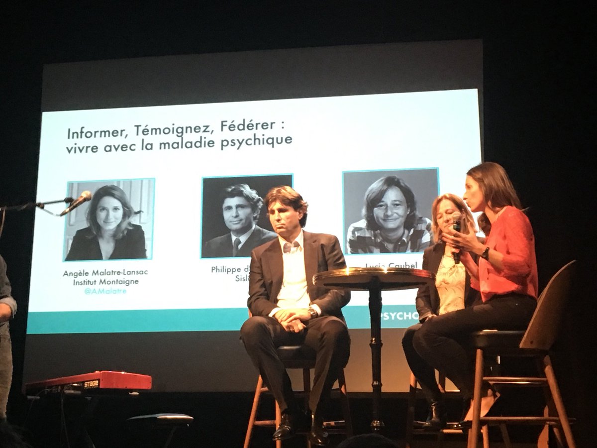 En direct #psychodon2018 avec ⁦une premier table ronde ⁦⁦Institut Montaigne, Sisley et LC Conseils