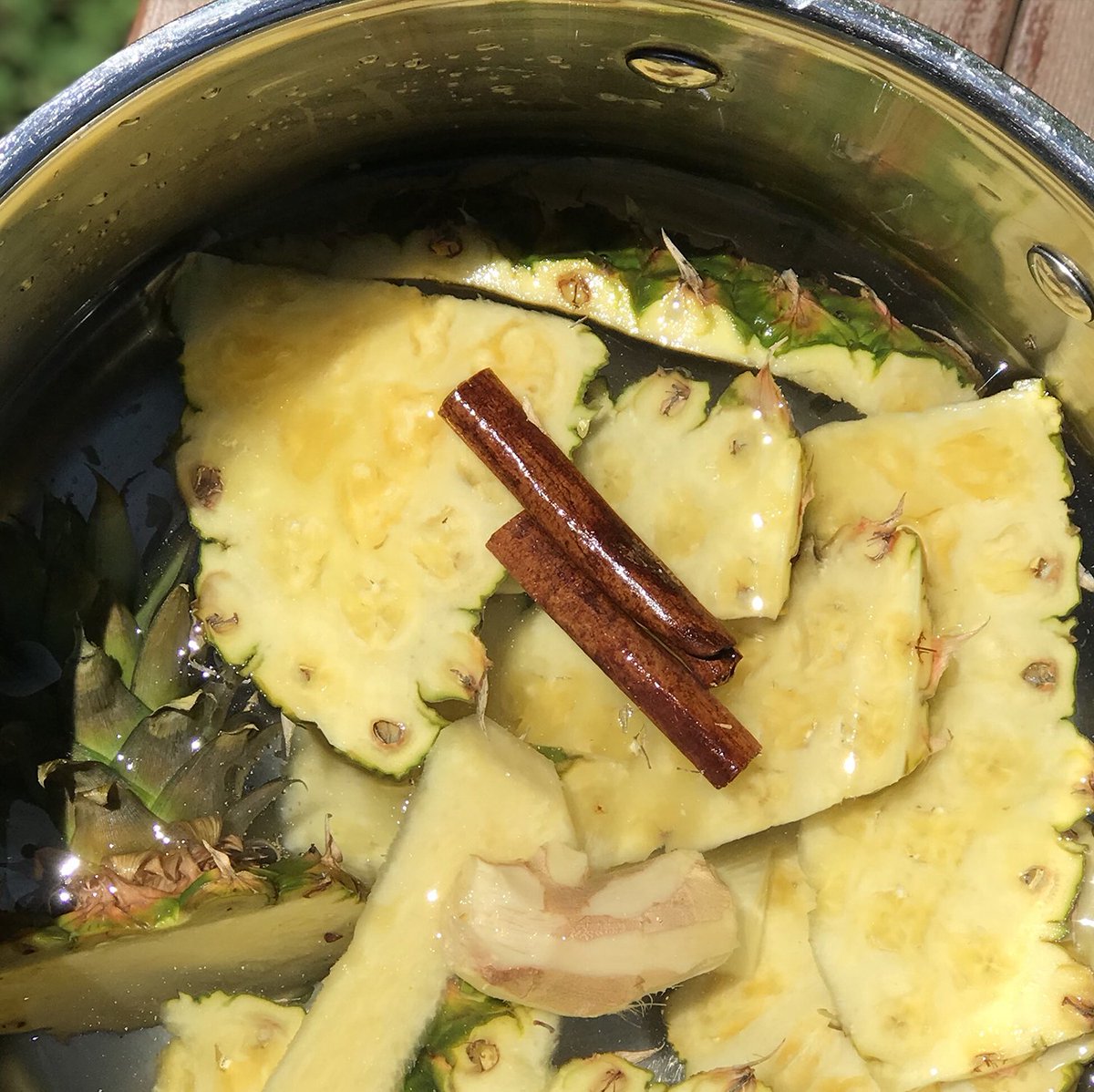 Hungry Harvest On Twitter The Sun Is Shining Both Outside And Inside This Delicious Glass Of Zero Waste Goodness Thanks To Our Friends Food52 For The Pineapple Cinnamon Ginger Iced Tea