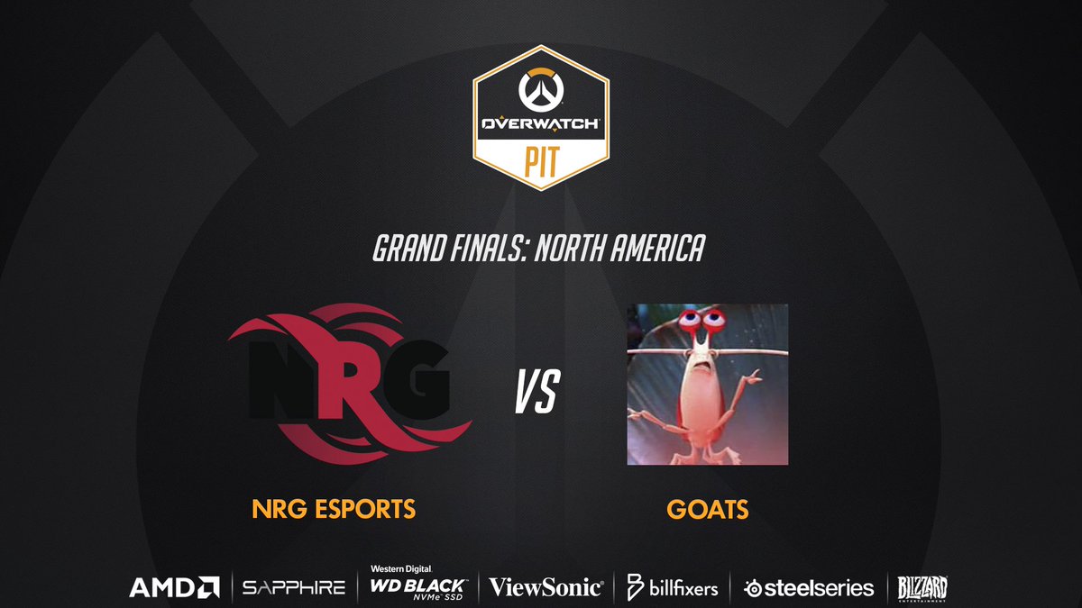 The Grand Finals are about to begin.

<a href="/NRGgg/">NRG</a> versus <a href="/GOATSgg/">Goats</a>.

Who are you cheering for?
#Overwatch