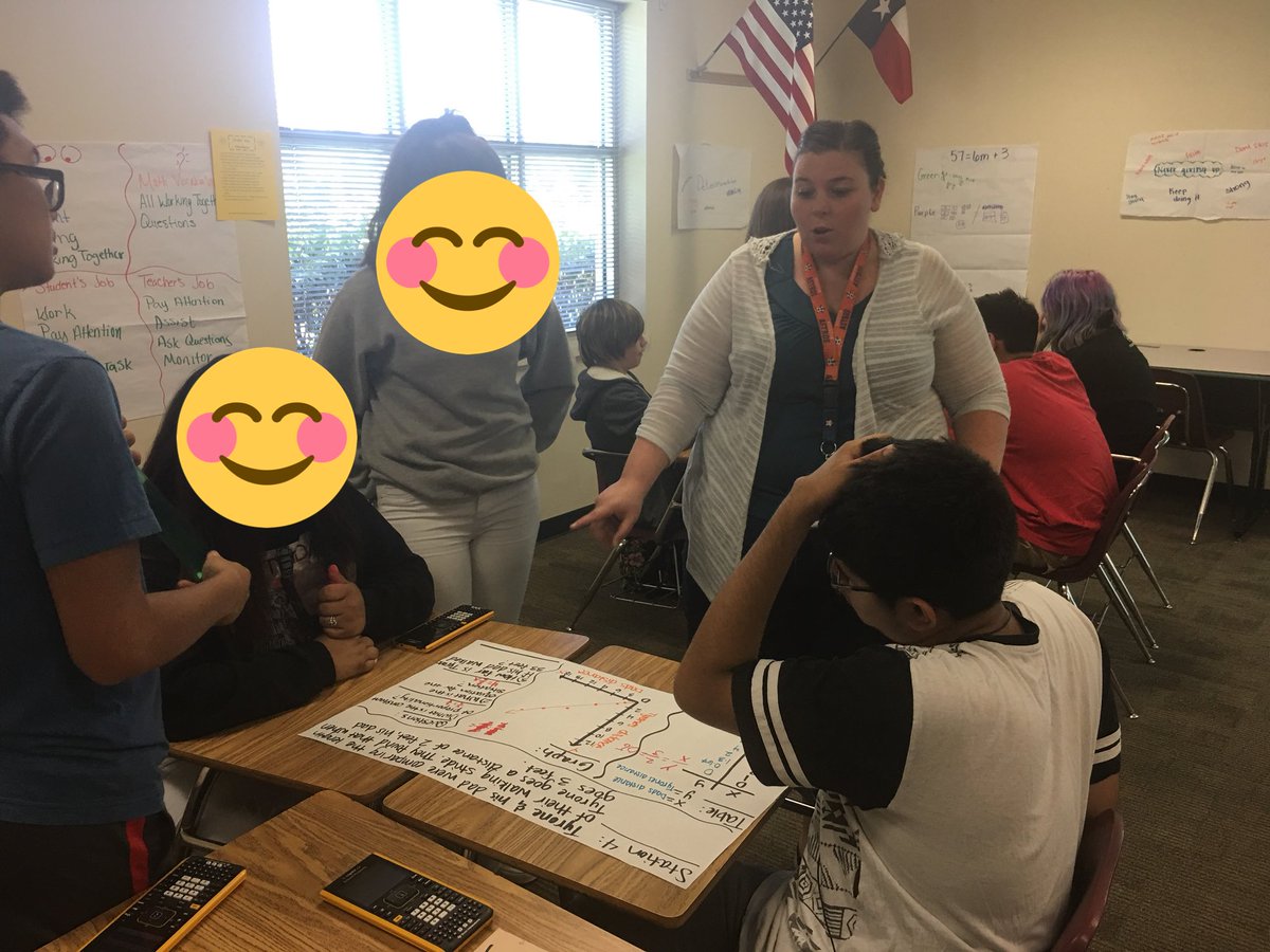 ramimtulp's tweet photo. Today, Ss worked with a group, made mistakes, learned from mistakes, & shared their thinking! One Ss brought me to tears w/his #bigideas & the connections he made! #KidsAreLearning #LearneditatSSI #KSAT2018 #soontobefreshman #GettingReadyForAlgebra https://t.co/lXCQURbSO6