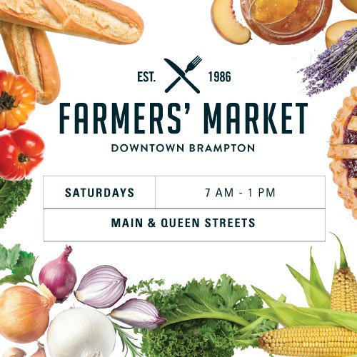 The Famers' Market returns to Downtown Brampton this morning. Will we see you there? ow.ly/ZLCY30kByW6 https://t.co/Z2eclOLdWW