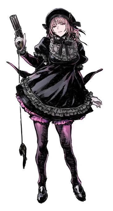 #FGOでマイルームランダム設定にして一番目に来た鯖に二番目に来た鯖の服を着せた絵を描く 引きが良ければ描こうと思った。描いた。 