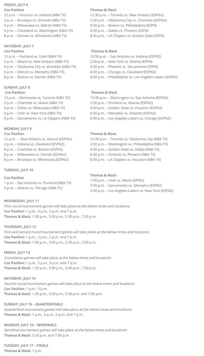 Summer League Schedule DfhAoM3WsAA_6j4