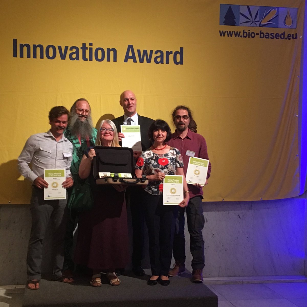 novaInstitut's tweet photo. And the winner of the #innovation award #Hemp product of the year 2018‘ for the categories #hemptextiles #hempcosmetics and #hempfood goes to @vaniekvaneko #scooter #biobased
Canah International SRL #cosmetic #beauty
@HanfZeit #hempfood #liquor
Congrats! https://t.co/jRKYuqOhoG