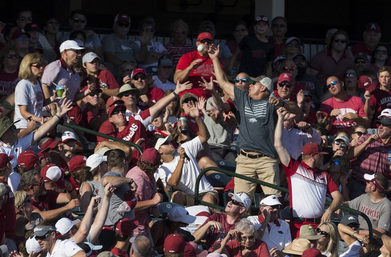 NWADemGazPhotos's tweet photo. Razorbacks' Baum Stadium hosted nine games during the NCAA Regionals and Super Regionals with 89,852 fans attending. The most of any other of the other college ballpark in the nation. https://t.co/onyRSoI8OS