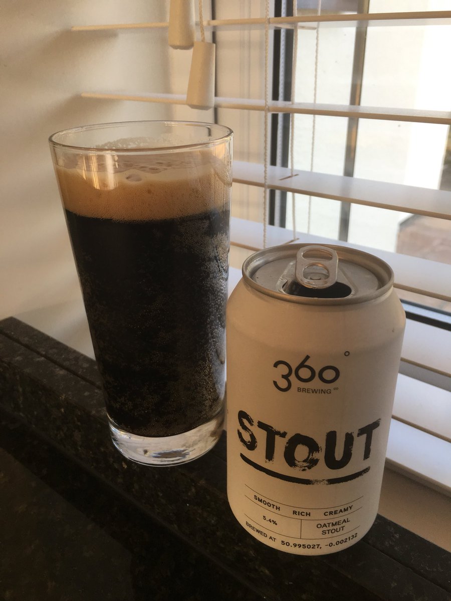 beerbuddy44's tweet photo. Awesome rich smooth stout with plenty of coffee flavour from @360degreebeer https://t.co/Ios2IvmJ9X