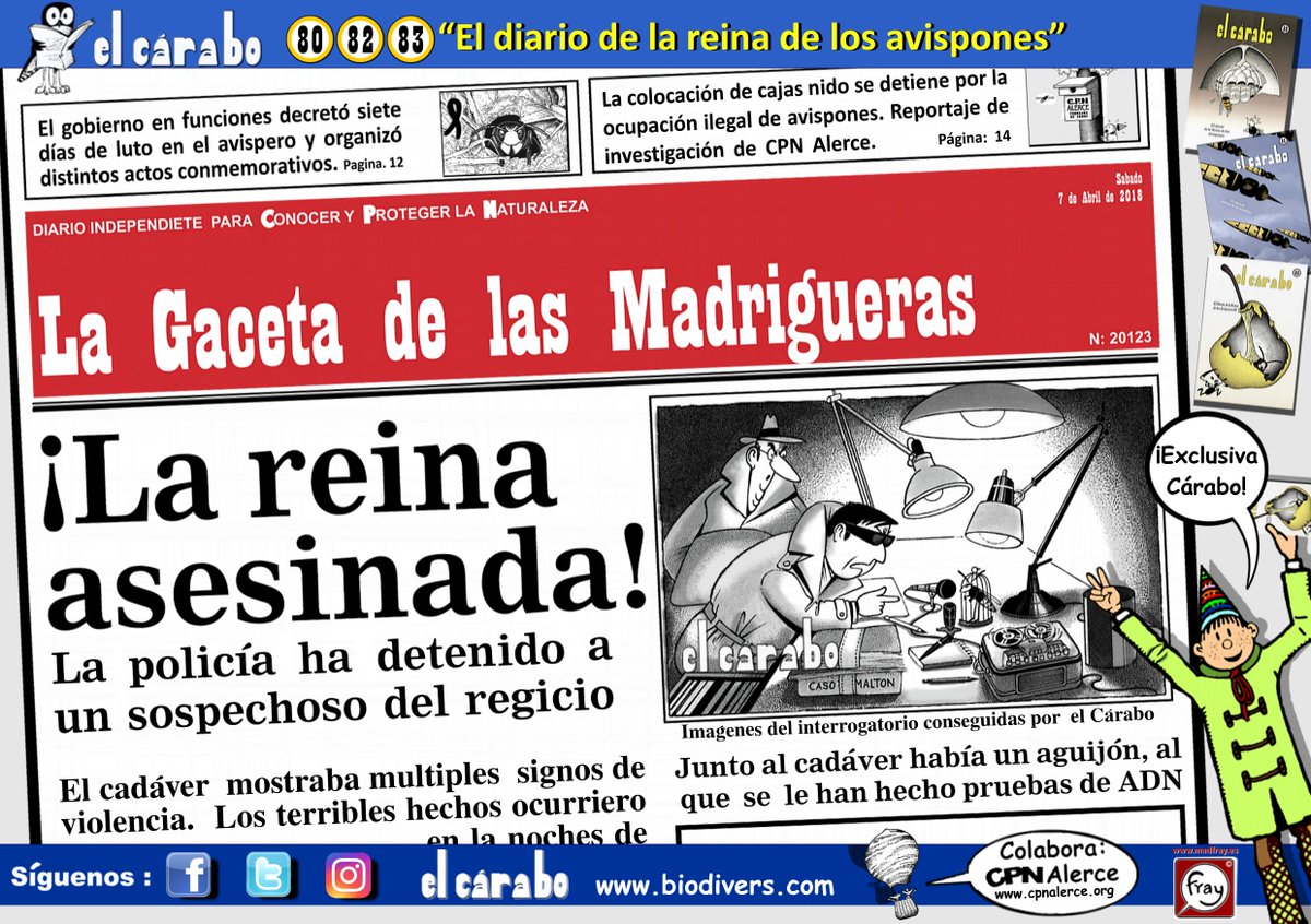 El_Carabo's tweet photo. ¡La reina ha muerto!!
Regicidio brutal y con ensañamiento...
¿Quién ha sido? 🤔🤨🙄

#cárabo #carabo80 #carabo82 #carabo83 #lareinahamuerto
Pidelos enviando un email : carabo56@gmail.com https://t.co/zMTgzdCzND
