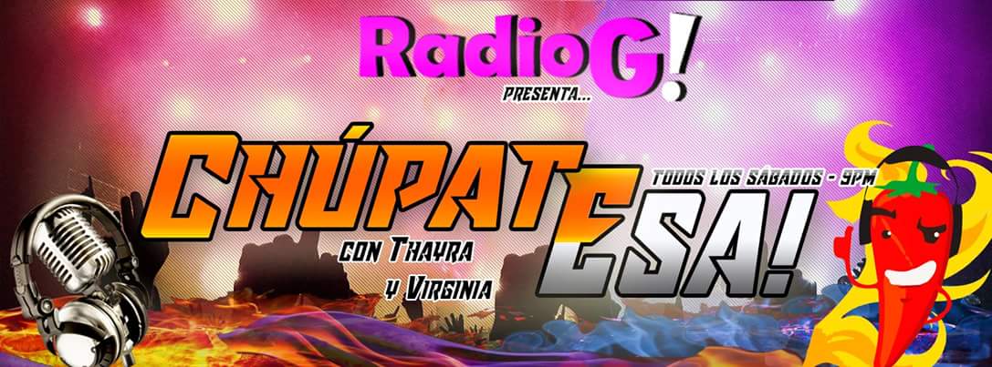 _Radio_G's tweet photo. No te pierdas todos los sábados a las 9 PM tu programa favorito #ChupateEsa 😉😎💥💣
Sólo por #RadioG
 https://t.co/VKIsbTyH2n  ▶️ https://t.co/v1vZXhs9Mb