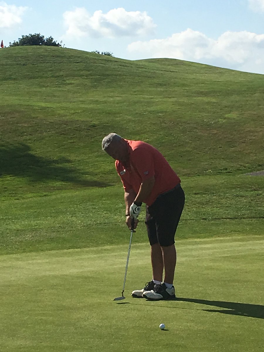 OnCourseCharity's tweet photo. Super day @Breadsallgreens against @golf_raf with some great singles matches this afternoon. RAF played very well to win 13-5 with a hole in one from their player Mike Bown! A great experience for our players to test themselves, some for the 1st time in matchplay Well done all 👏 https://t.co/pGWMmxJx7T