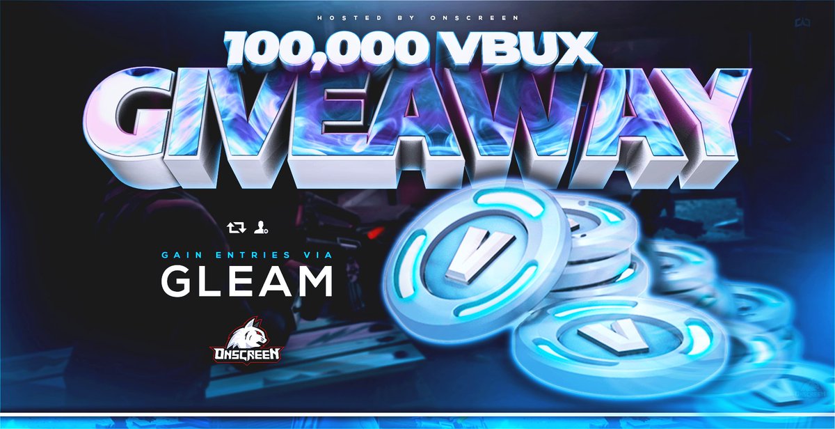 onscreenlol's tweet image. 💎💎100,000 VBUCKS GIVEAWAY💎💎

BUY ALL OF THE FORTNITE SKINS YOU COULD EVER WANT!

✅FOLLOW @onscreenlol
2⃣TAG 2 FRIENDS
🔃RETWEET THIS TWEET

🔴CONFIRM &amp;amp; ENTER HERE
GIVEAWAY.ONSCREEN.LOL

📆Ends July 31st
#Fortnite #Vbucks #Vbucksgiveaway #giveaway #fortnitegiveaway