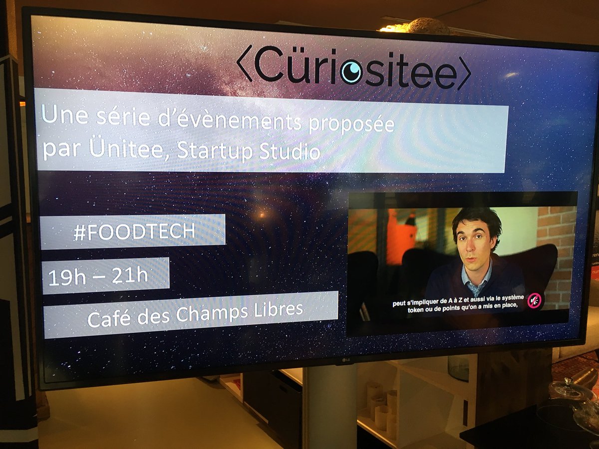 charlottelef35's tweet photo. Merci @unitee_io et @LgOlivia pour cette jolie soirée enrichissante !
De belles découvertes ! 👌
#Curiositee #foodTech #startup https://t.co/sT23GE6uWP